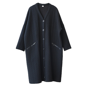 春季新款英伦宽松显瘦风衣外套中长款针织开衫女大码胖MM春秋