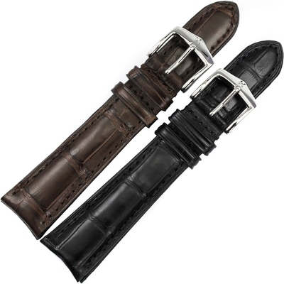 弧形手表带鳄鱼皮海奕施