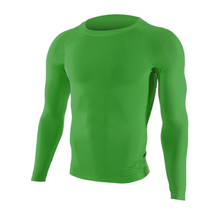 打底运动紧身衣内衬踢球内衣足球服 纯色男长袖保暖贴身弹力薄款