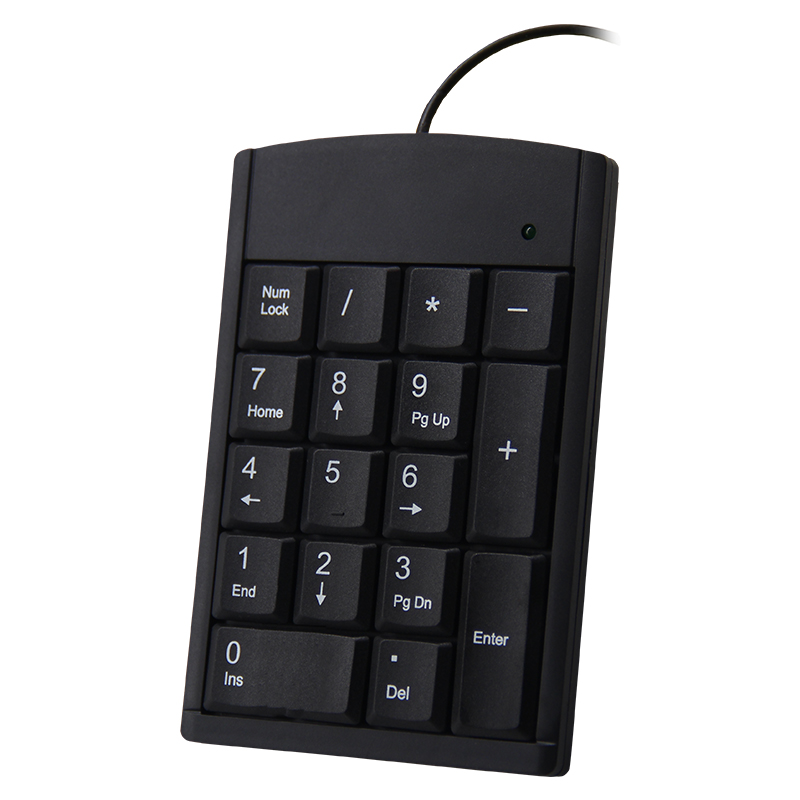 电脑键盘外接迷你小键盘有线迷你键盘usb数字键盘 笔记本数字键盘