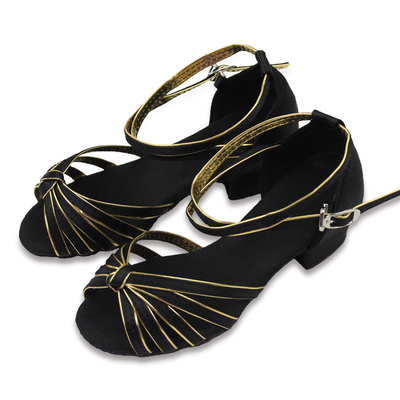 艾舞戈拉丁舞鞋儿童考级恰恰国标