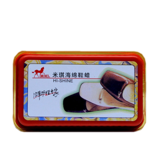 米琪海绵即亮鞋蜡单面无色鞋油皮衣皮具护理剂鞋擦皮革上光蜡