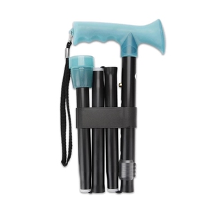 Nakabayashi日本仲林拐杖 折叠拐棍 夜光铝合金防滑手杖可伸缩