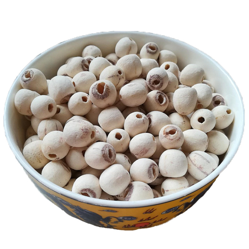 洪湖莲子去芯莲子干货莲子自产散装磨皮无芯白莲米现磨500g