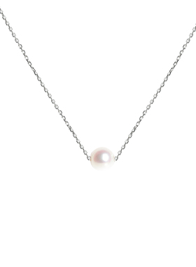 戴妮雅925银吊坠好看珍珠项链