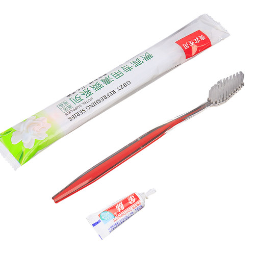 浴场桑拿水会专用一次性软毛牙刷家用待客牙具剃须刀剃须泡沫批发
