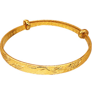 镀金仿真假黄金久不掉色手镯铜链女不褪色欧币越南沙金镯子首饰品