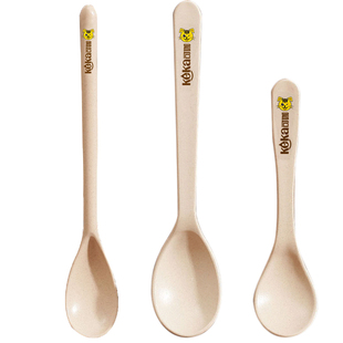 依蔓特 可咖 勺子 创意长短柄儿童 勺子三件套 学生可爱勺子