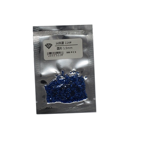 尖晶蓝114#宝石圆形裸石0.8-3.0mm宝石diy戒指耳钉吊坠未镶嵌配石