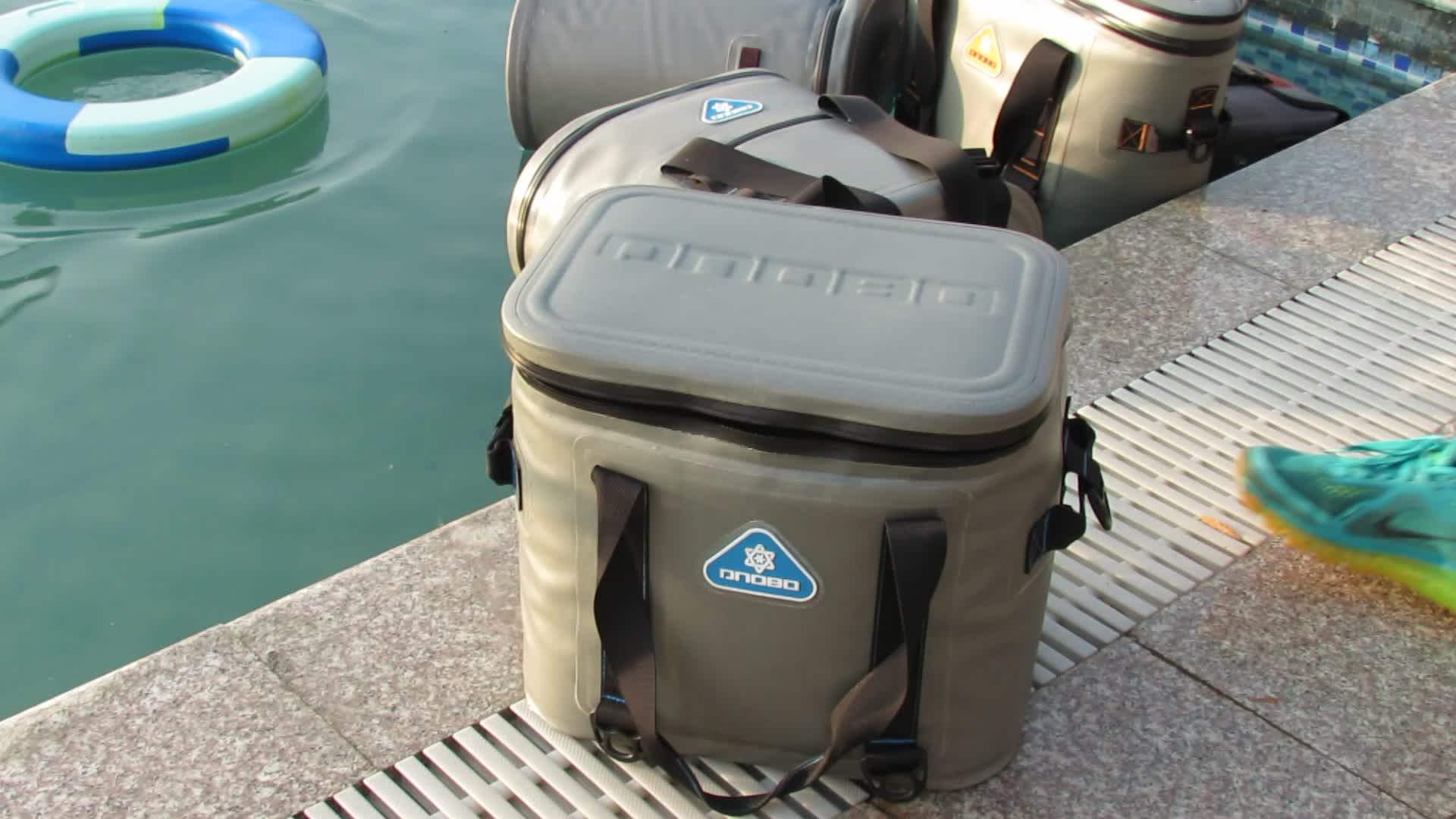 Waterproof 30 Cans Large Welded Tpu Outdoor Portable Cooler Bag