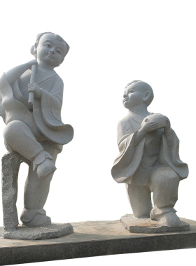 户外大型景观古代人物塑像