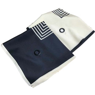 渠道货tot真丝巾100%桑蚕丝巾披肩23姆米双皱法式发带真丝大方巾