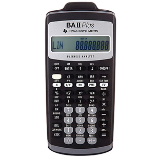 德州仪器TI BA II plus金融计算器 BAII PLUS CFA考试计算机 包邮