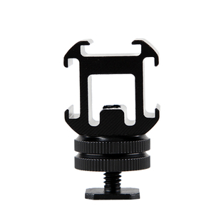 三头热靴底座 补\光灯麦克风监视器支架冷靴 相机闪光灯配件