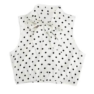 新款领春秋季百搭热销雪纺飘带蝴蝶结衣领上衣毛衣女装饰领领子