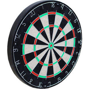 专业麻靶飞镖盘硬式飞镖盘剑麻靶飞镖靶 18寸比赛镖盘套装包邮