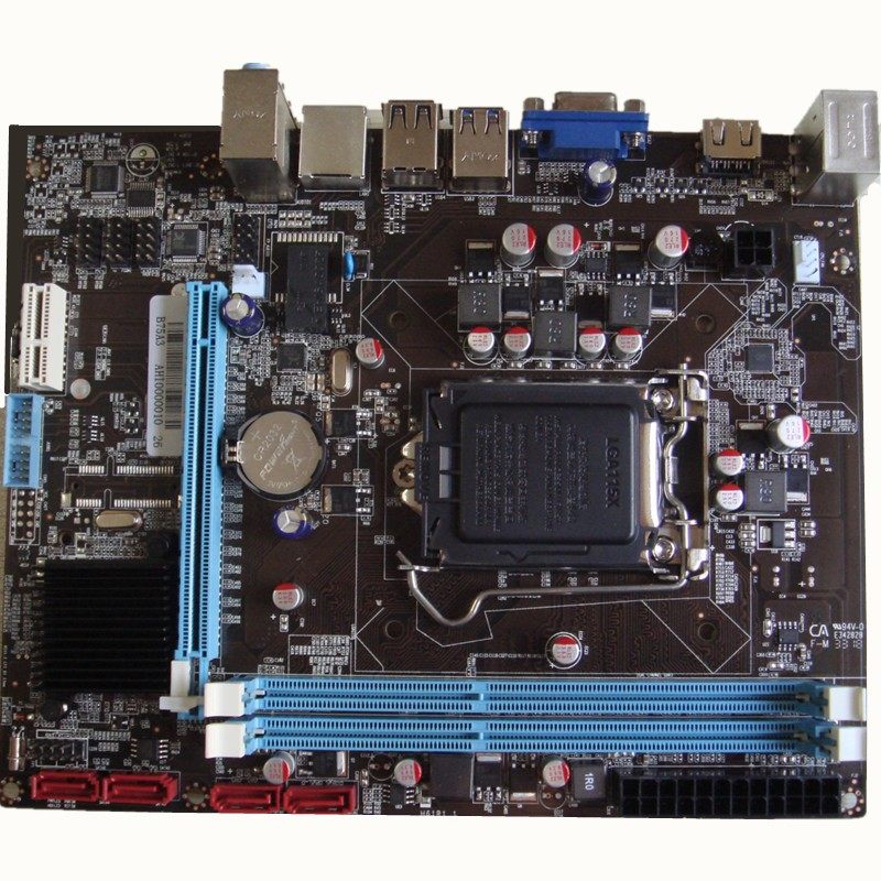B75台式机电脑主板1155cpu