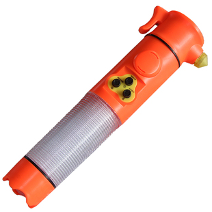 汽车安全锤多功能车载破窗器带割刀四合一夹胶玻璃神器车用应急灯