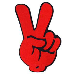 六一表演道具剪刀手胜利手势运动会入场开幕式手拿道具幼儿园舞蹈