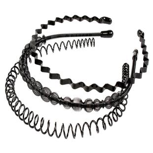 男士发箍过渡期短发不掉漆洗脸发带头箍发卡男生留长发神器发卡女