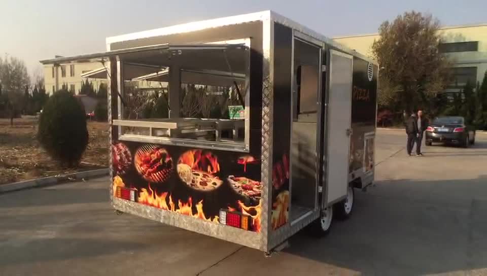 Unique Design Food Truck Trailer Wood Pizza Mobile Food Truck Bbq Trailer Buy Food Truckfood Trailermobile Food Truck Product On Alibabacom