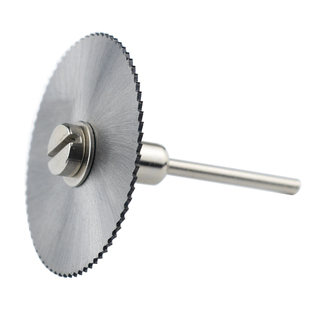 启牛HSS镀钛加硬高速钢锯片迷你小锯片木切塑料切薄铜薄铝DIY台锯