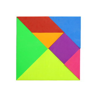 优质大号磁性七巧板20/30CM教师学生现代儿童智力拼图模型教学具