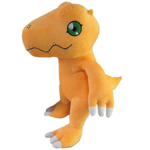 【古德沃夫】数码宝贝 暴龙 毛绒玩具公仔 八神太一亚古兽COS