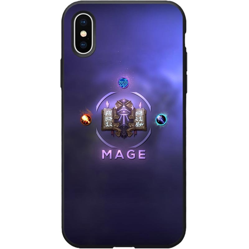 魔兽世界WOW法师魔法技能书手机壳适用iPhone17ProMax苹果16二次元游戏周边男生玩家磨砂硅胶磁吸防摔保护套
