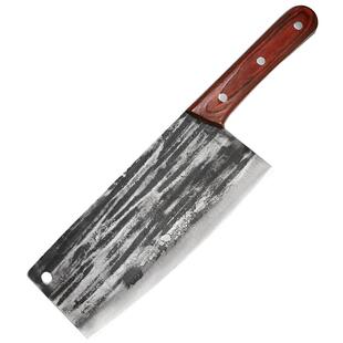 楚家刀 炮弹壳钢刀玄铁菜刀家用手工锻打切片刀户撒厨师刀具厨房