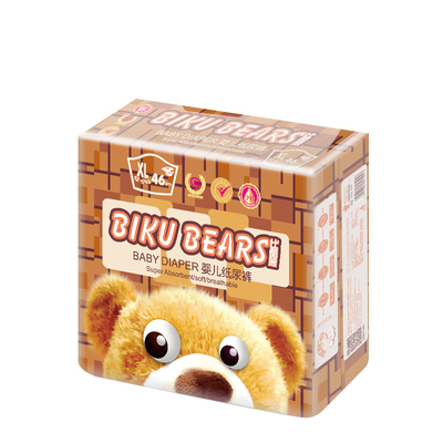 比酷熊超柔轻薄婴儿纸尿裤XL码