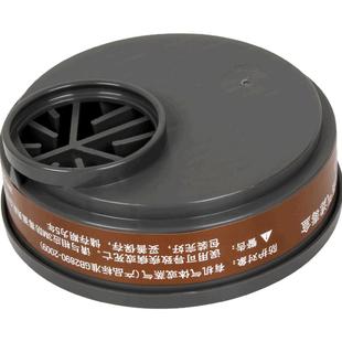 3M防毒面具滤毒盒3301CN有机蒸汽3303有毒酸性气体3200活性炭滤盒