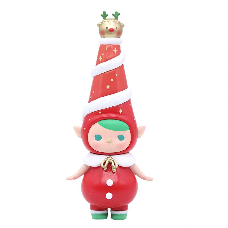 kuimumu【现货秒发】泡泡玛特正品pucky毕奇2019圣诞节系列公仔