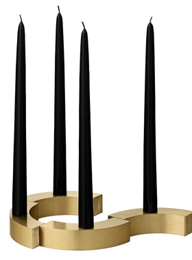 jolor丹麦轻奢风黄铜桌面装饰