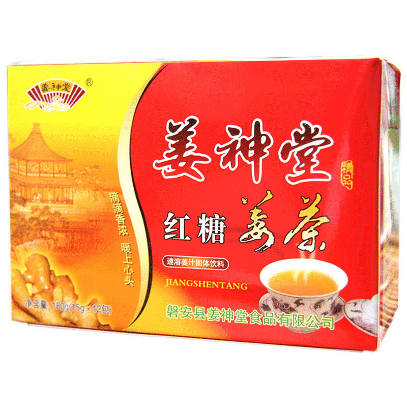 姜神堂红糖姜茶180g速溶姜汁老姜茶汤姜糖茶大姨妈茶买5送1