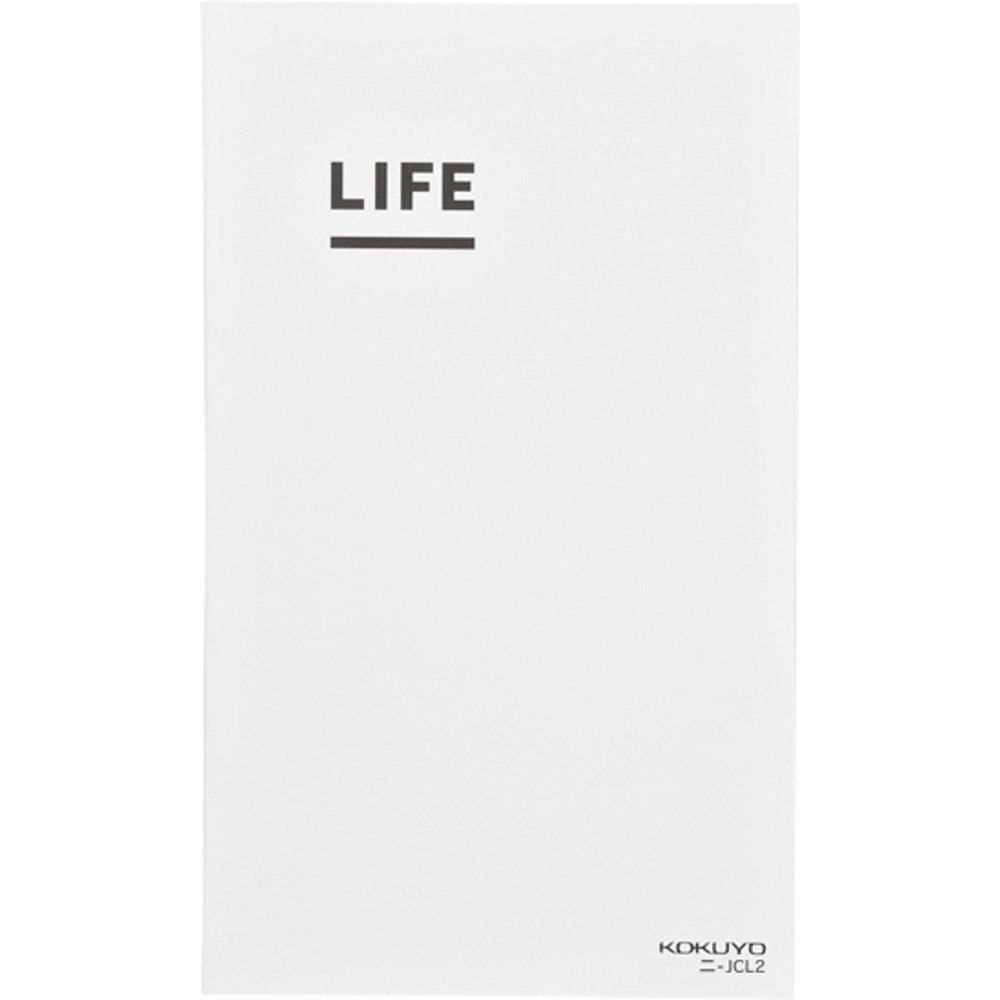 现货 日本 KOKUYO 国誉自我手帐 LIFE IDEA 内芯替芯垫板pvc尺