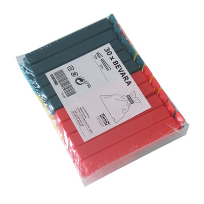 宜家食品封口夹 保鲜袋封袋夹密封夹塑料袋封口器零食夹子 30支装