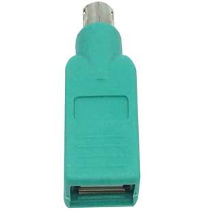 USB转ps2转接头台式电脑主板圆口PSto公转usb母鼠标键盘转换PS/2