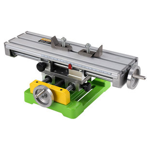 台钻支架安装迷你微型多功能铣床精密十字滑台工作台拖板diy包邮