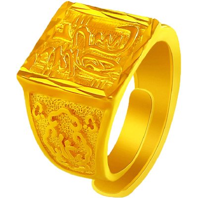 越南土豪仿黄金装逼风戒指