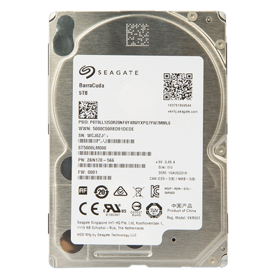 Seagate/希捷 ST5000LM000 5T笔记本硬盘 2.5寸 SATA 15MM