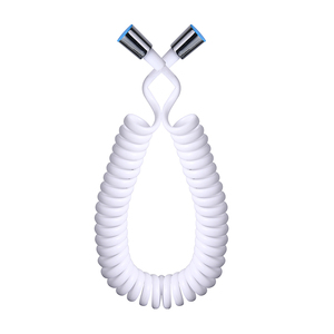 电话线软管淋浴手持花洒妇洗器喷头伸缩管马桶喷枪弹簧管防爆抗压