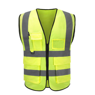 反光衣背心马甲施工荧光环卫工人美团交通安全网布衣服背带外套