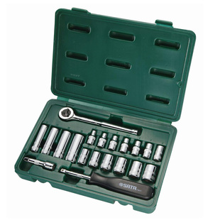 世达棘轮扳手套筒套装工具组合大中小飞汽修组套修车小套装09002