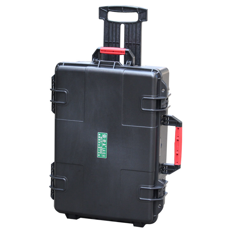老A ABS加厚精密仪器仪表箱 防水安全箱 手提拉杆工具箱LA113119
