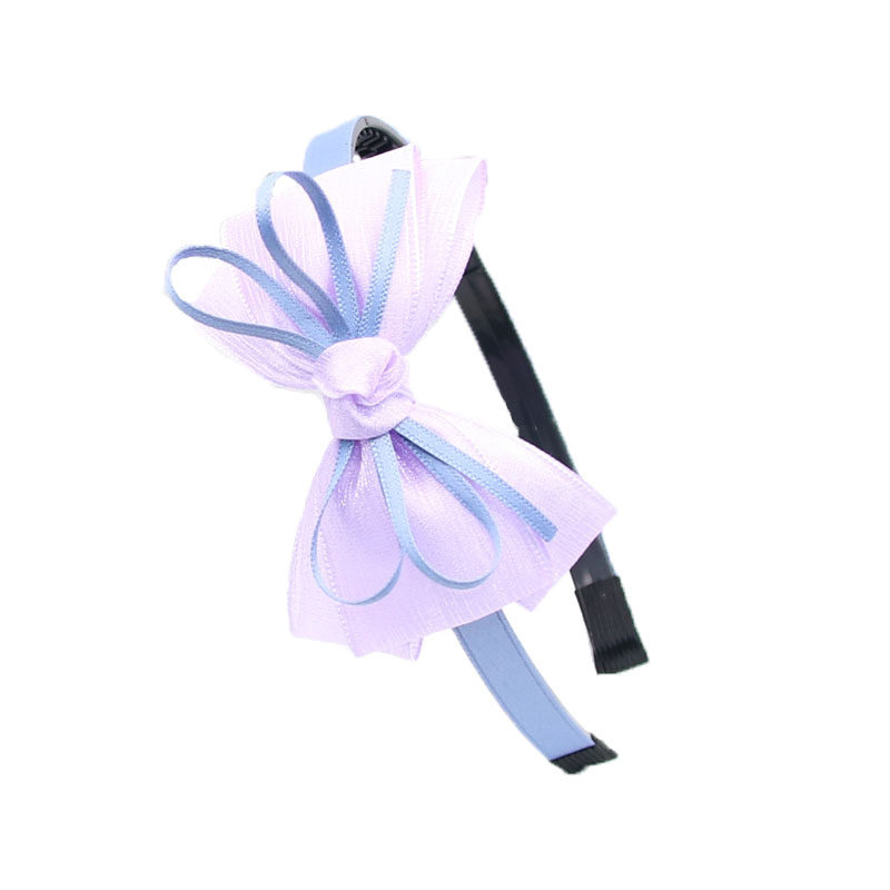 韩国进口儿童发箍防滑雪纱小女孩