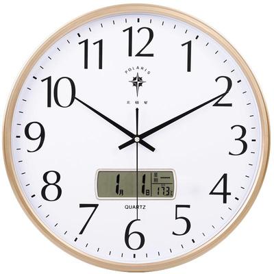 北极星客厅电子挂钟日历时钟表