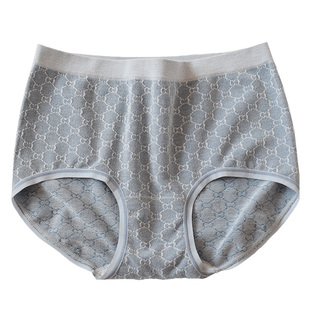 塞德纳6908包臀中腰透气无缝内裤女式舒适无痕三角裤点的底裆裤头