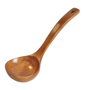 木头勺子大汤勺厨房粥勺稀饭勺小勺子家用木质盛汤勺长柄木勺可爱