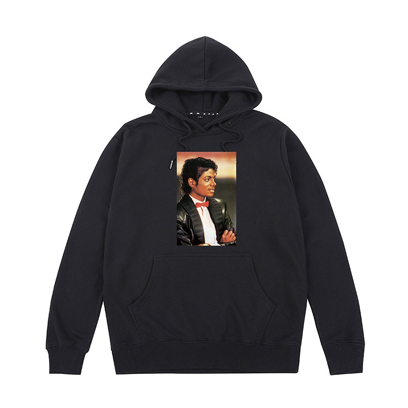 Michael Jackson流行天王迈克尔杰克逊纪念衫大学生男女连帽卫衣